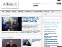 Tablet Screenshot of alfonsin.com.br